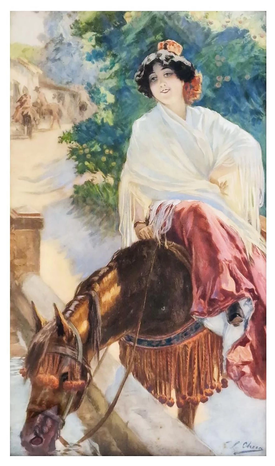 Ulpiano Checa - La bellezza andalusa a cavallo